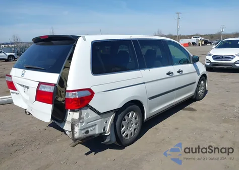 2007 Honda Odyssey Lx from USA, damaged, VIN 5FNRL38207B069756